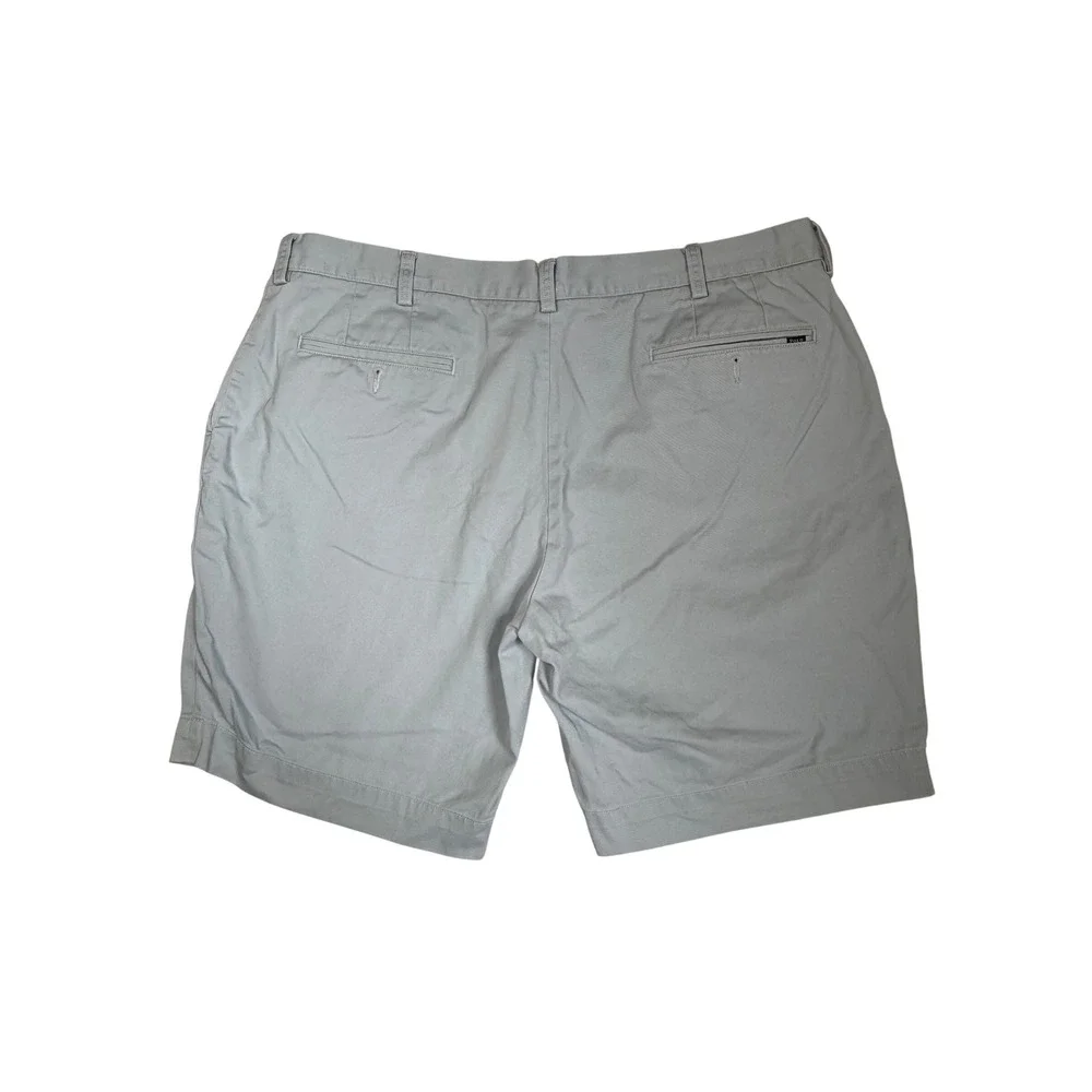 Polo Ralph Lauren Mens Classic Fit 9 Inch Chino Shorts Light Blue Cotton Size 40